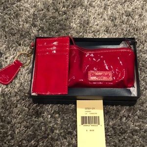 Dooney & Bourke cherry patent leather.